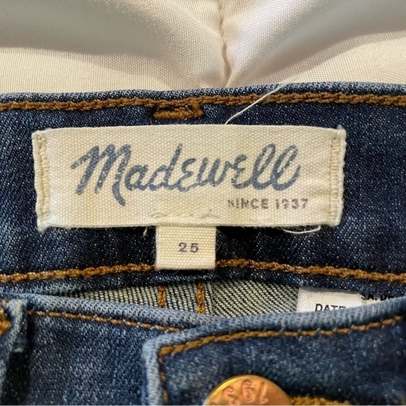 Madewell Skinny High Riser Distressed Sample Jeans 25 - Picture 6 of 10